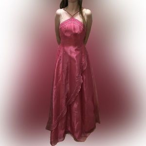 NWT Blondie Nites Barbie pink formal, size 5, with beautiful sequin accents
